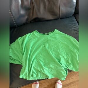 Zara green shirt